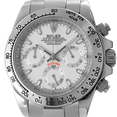 rolex daytona stahl 2017 neu weisses ziffernblatt fake|Rolex daytona real or replica.